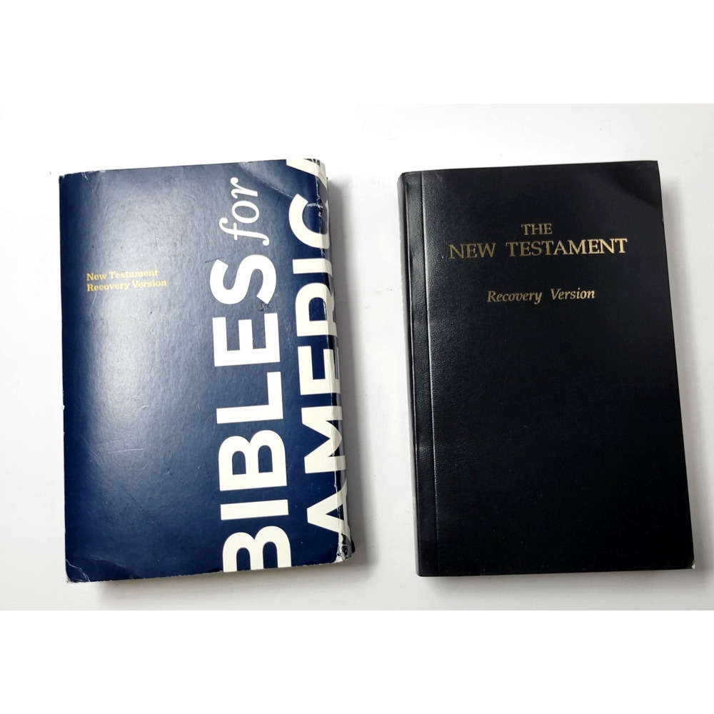 The New Testament Recovery Version Bible Bibles For America 2021 Softcover Book